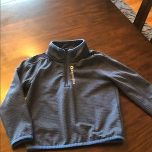 Vineyard Vines boys 1/1 zip performance shirt
